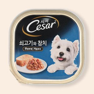 시저 쇠고기와 참치