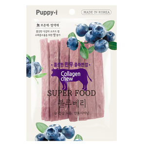 쫄깃한 한우 콜라겐 말랑껌 블루베리 100g
