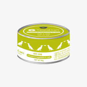 네츄럴코어 독 치킨야채캔 95g