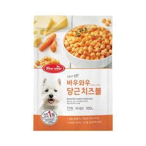 바우와우 당근볼 200g