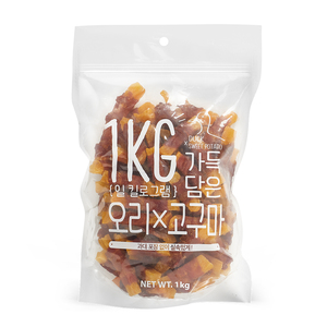 슈퍼츄 가득 담은 오리가슴살 고구마 1kg