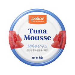 펠리코 캣 캔 참치순살무스 95g