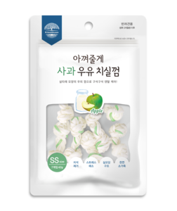 아껴주다 우유 치실껌 사과 SS 7p
