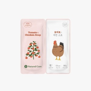 네츄럴코어 토마토&치킨스프 트윈파우치
